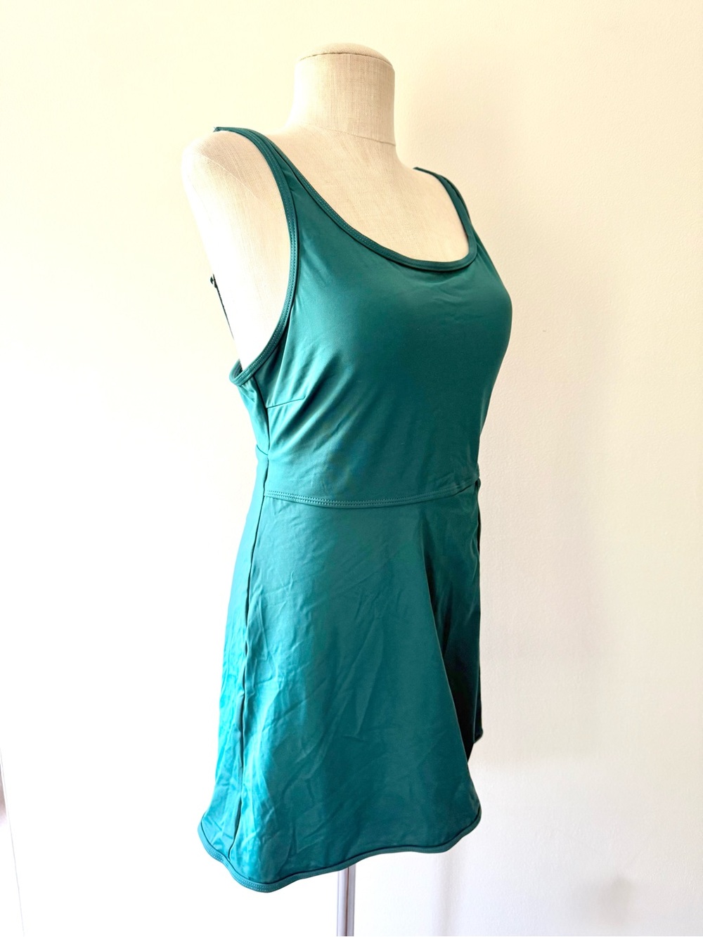 Rihoas Teal Green Swimdress with Built-In Shorts - Picture 6 of 12